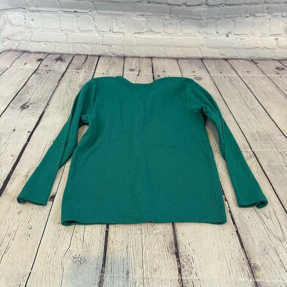 Rags to Raches Green Ribbed Cardigan - Picture 3 of 3